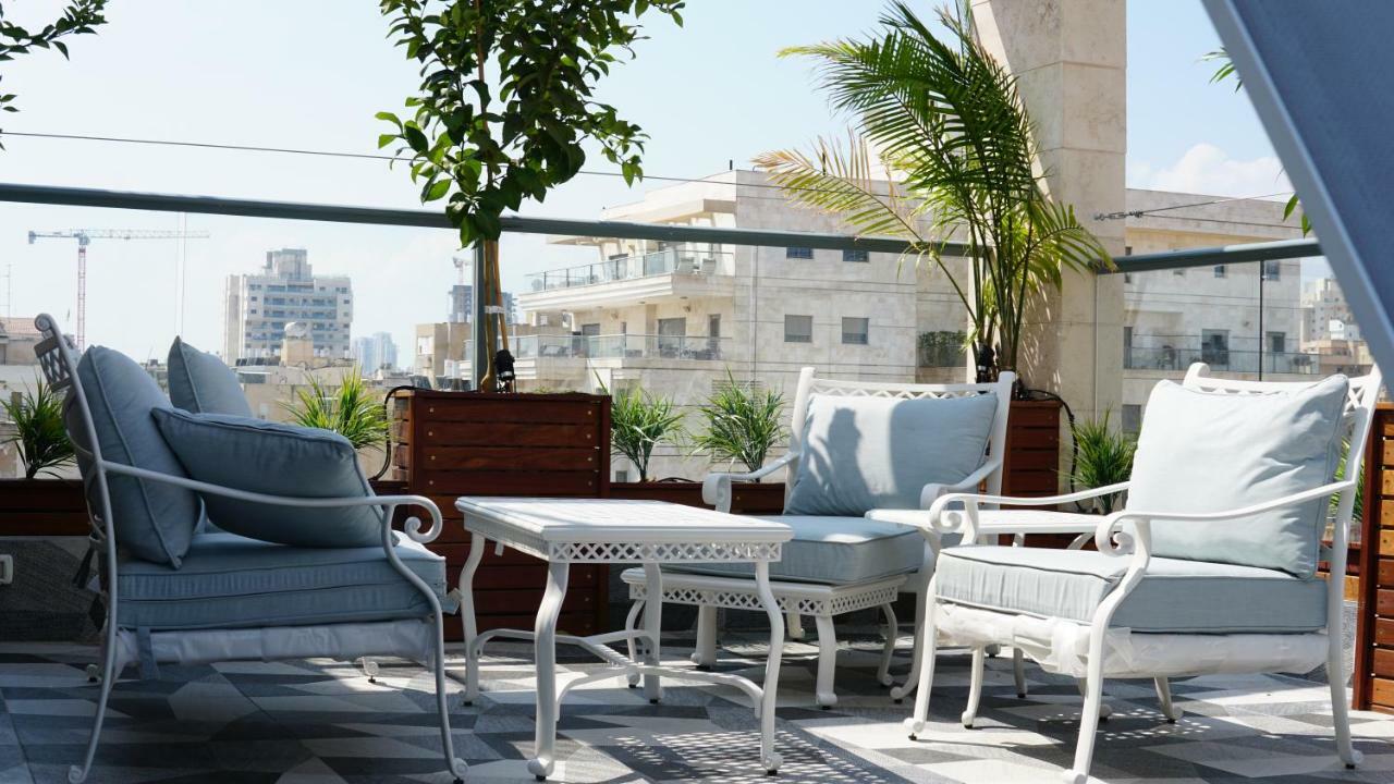 Luxury Rooftop Apartment In Netanja Exterior foto